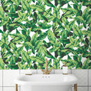 behang Peel and Stick Palm 503 cm vinyl groen