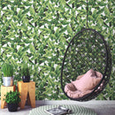 behang Peel and Stick Palm 503 cm vinyl groen