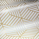 behang Peel and Stick Hexagon 503 cm vinyl goud