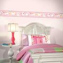 wanddecoratie randsticker Magical Unicorn 4,5 m roze