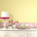 wanddecoratie randsticker Magical Unicorn 4,5 m roze