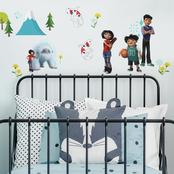 wanddecoratie stickers Everest: De Jonge Yeti 21-delig