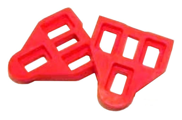 Schoenplaatjes Rood Look Per Set