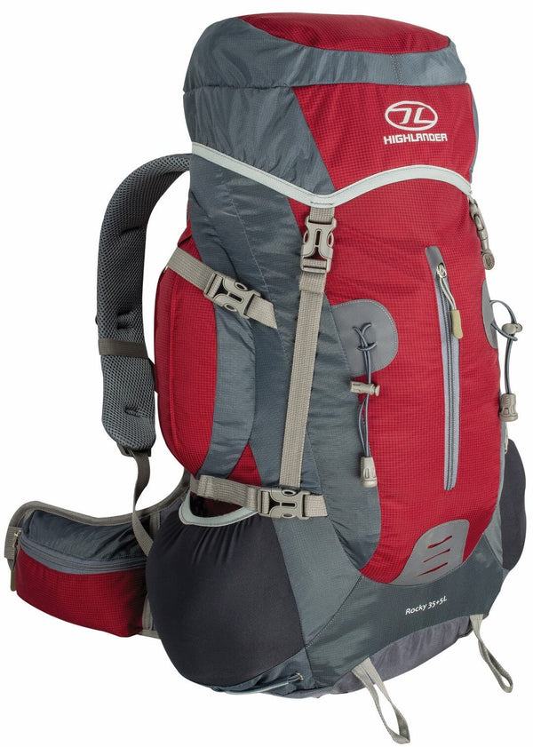 Highlander Rocky 35+5 Rood/grijs RUC211-RD