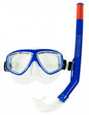 snorkelset Ray junior 33 cm PVC blauw