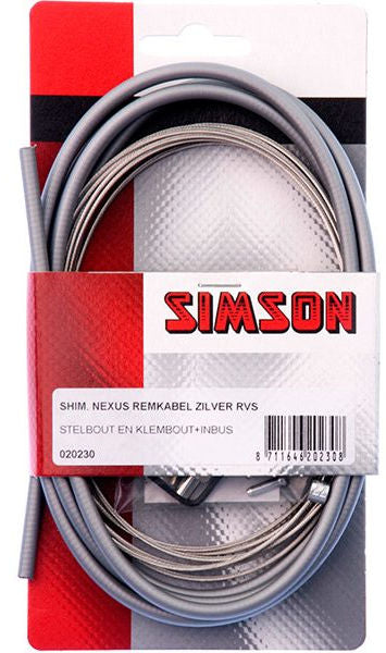 Simson Remkabelset Shimano Nexus Rollerbrake - grijs