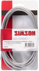 Simson Remkabelset RVS Shimano Rollerbrake grijs
