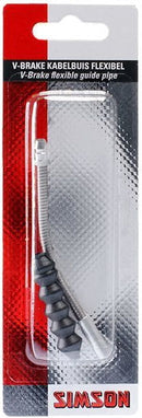 Simson Remkabelbuis V-Brake Flexibel incl. Rubbers