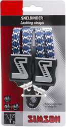 Snelbinder Trio Simson met 3 binders - marine/wit