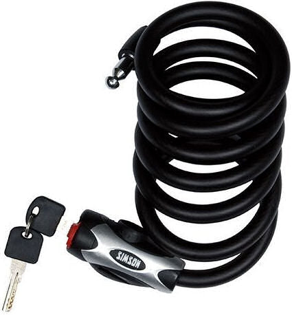 Simson Spiraalkabelslot XL 1x150 cm