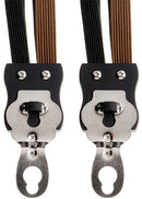 Snelbinder Quattro Simson extra sterk met 4 binders - zwart/bruin