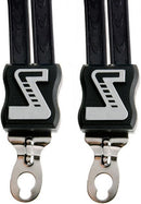 Snelbinder Duo Simson rubber met 2 binders - zwart