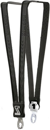 Snelbinder Duo Simson rubber met 2 binders - zwart