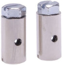 Schroefnippels Simson 8 x 15 mm (2 stuks) - Zilver