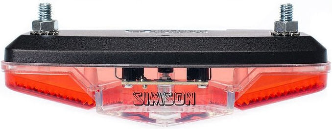 Batterij bagagedrager achterlicht Simson Coast 1 LED On/Off