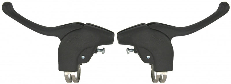 remgreepset junior 16/18 inch zwart 2-delig
