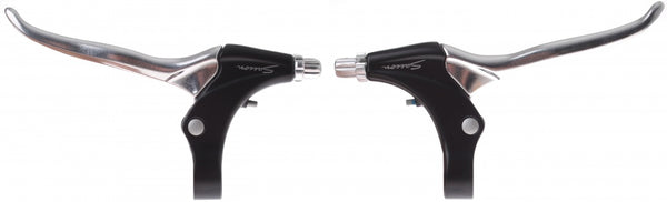 remgrepen set rollerbrake 4-vinger zwart/zilver