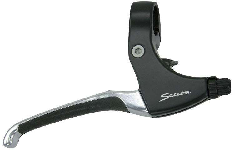 remgrepenset R-Brake 4-vingers zwart/zilver 2-delig