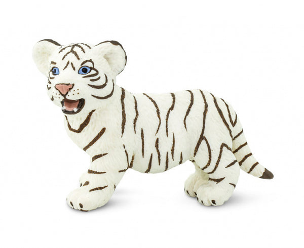 welp Bengaalse tijger junior 8 cm wit/zwart