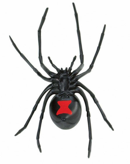 spin Black Widow junior 18 cm zwart