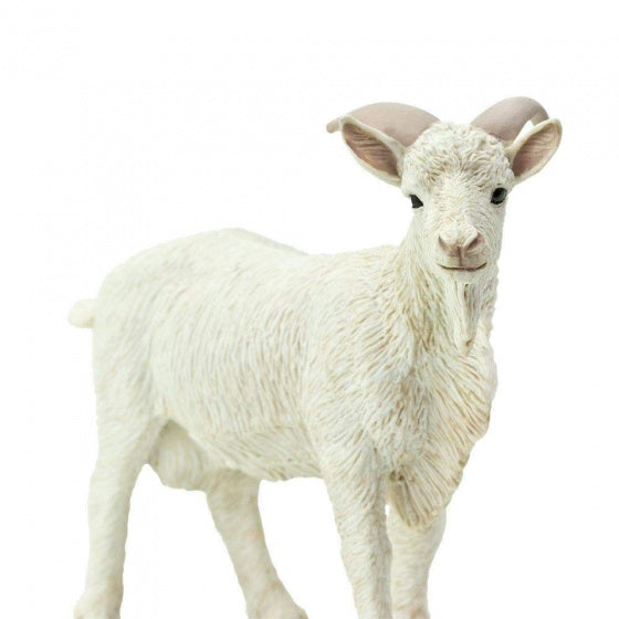 boerderij Bok junior 9,5 cm wit