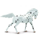 boerderij Knabstrupper junior 18 cm zwart/wit