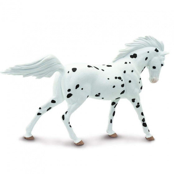 boerderij Knabstrupper junior 18 cm zwart/wit