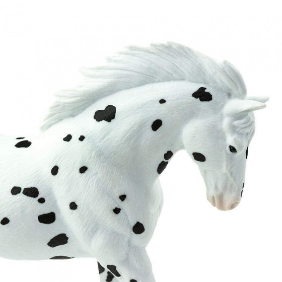 boerderij Knabstrupper junior 18 cm zwart/wit