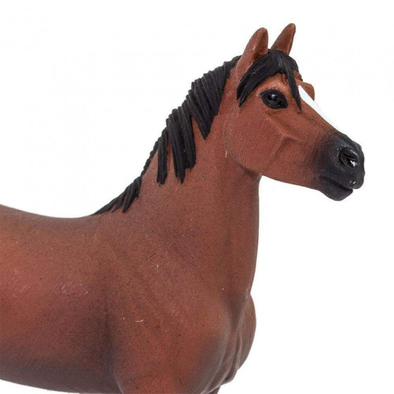 boerderij Morgan-hengst junior 11,5 cm donkerbruin