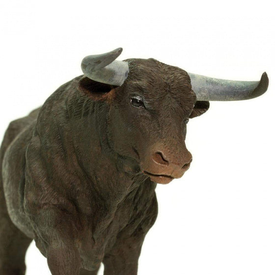 boerderij Stier junior 15,5 cm zwart