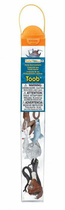 speelset Deep sea creatures Toob bruin/grijs 7-delig