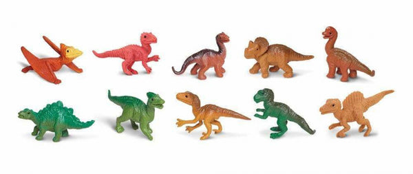 speelset Dino babies Toob junior 10 stuks