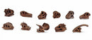 speelset Dinosaur skulls Toob junior bruin 11-delig
