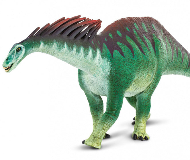 dinosaurus Amargasaurus junior 41 cm rubber groen/bruin