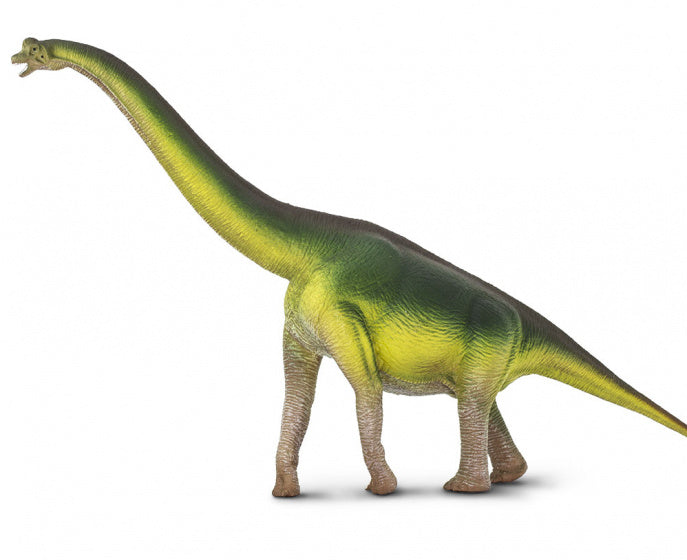 dinosaurus Brachiosaurus junior 35 cm rubber groen/geel