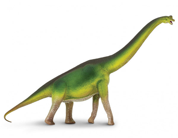 dinosaurus Brachiosaurus junior 35 cm rubber groen/geel