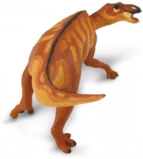 dinosaurus Edmontosaurus junior 26 cm rubber bruin/rood