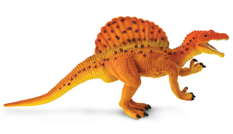 dinosaurus Spinosaurus junior 32 cm rubber bruin