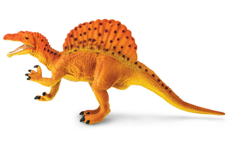 dinosaurus Spinosaurus junior 32 cm rubber bruin