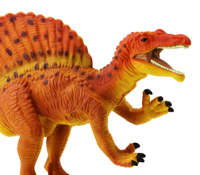 dinosaurus Spinosaurus junior 32 cm rubber bruin