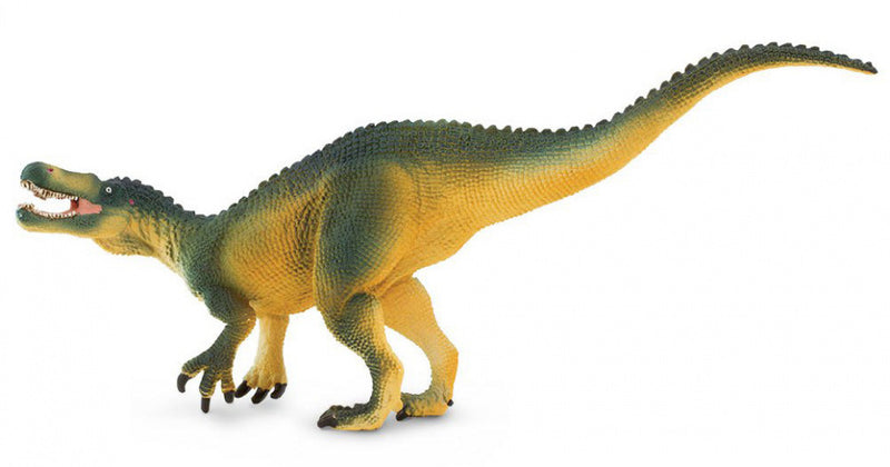 dinosaurus Suchomimus junior 20 cm rubber groen/geel