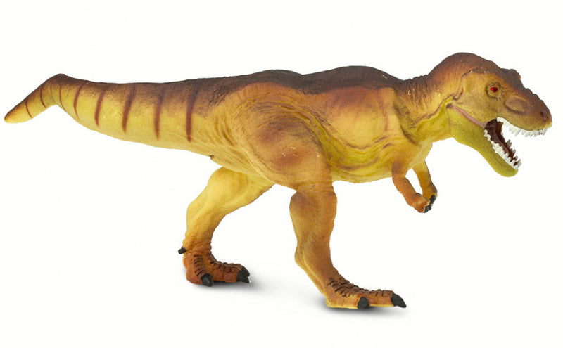 dinosaurus T- Rex junior 22 cm rubber bruin/ beige