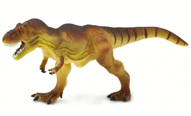 dinosaurus T- Rex junior 22 cm rubber bruin/ beige