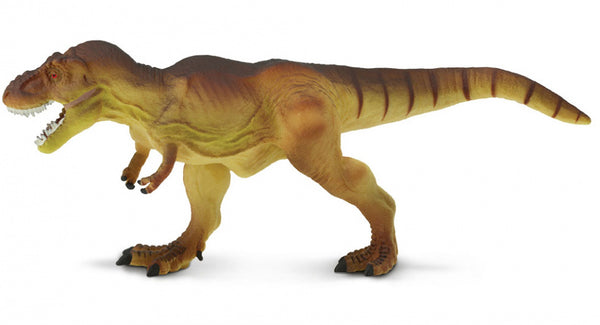 dinosaurus T- Rex junior 22 cm rubber bruin/ beige