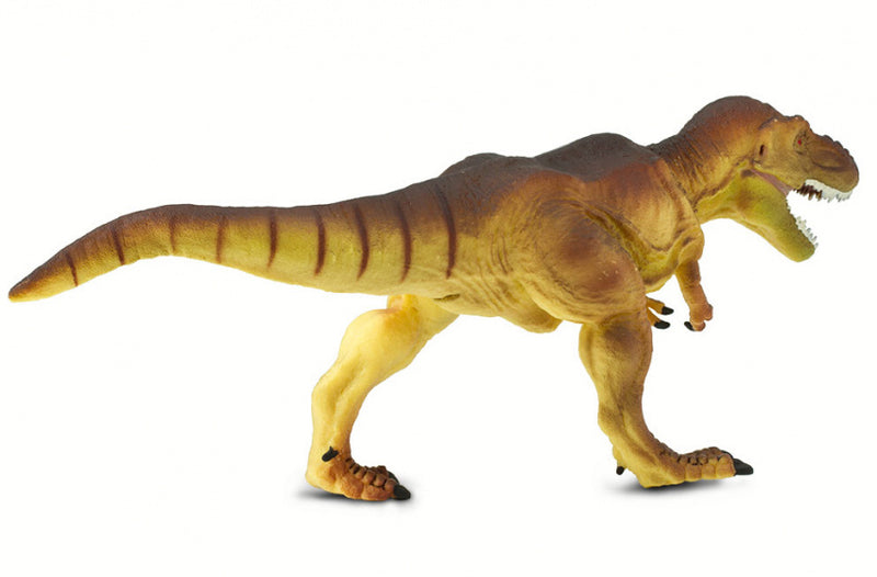 dinosaurus T- Rex junior 22 cm rubber bruin/ beige