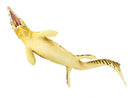 dinosaurus Tylosaurus junior 24 cm rubber geel/zwart