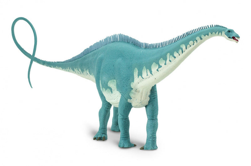dinosaurus Diplodocus junior 47 cm rubber grijs/wit