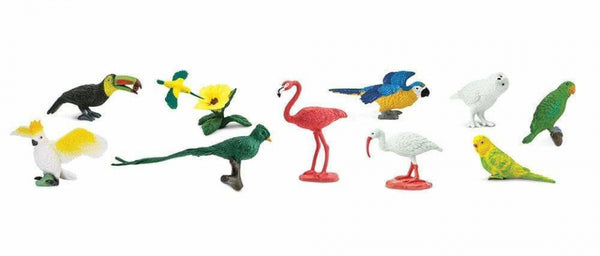 speelset Exotic birds Toob junior 11-delig