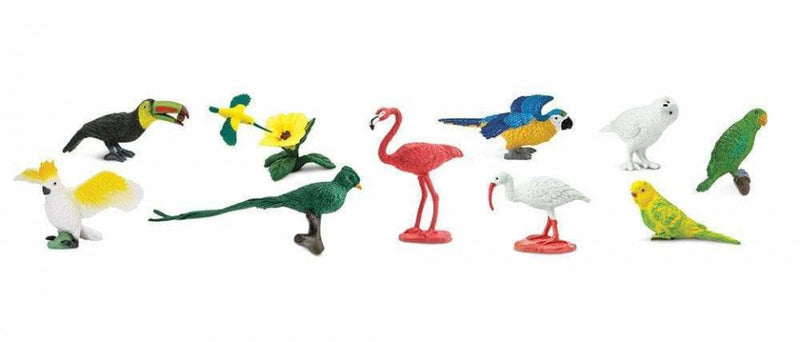 speelset Exotic birds Toob junior 11-delig