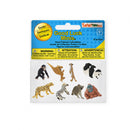 mini-figuren Good Luck exotische dieren rubber 2 cm 8 stuks